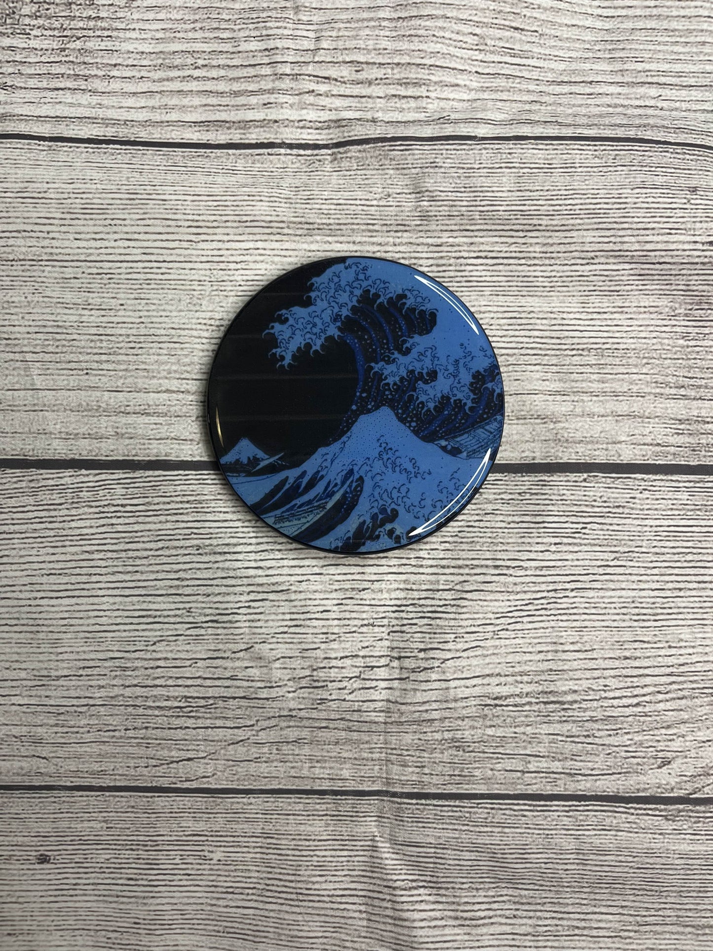 Ocean Waves Epoxy Resin Wood Coasters