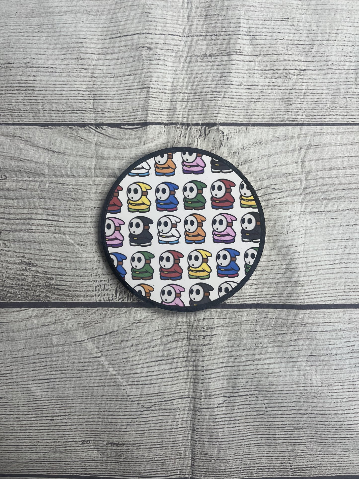 Shy Guy Colors Epoxy Resin Wood Coasters