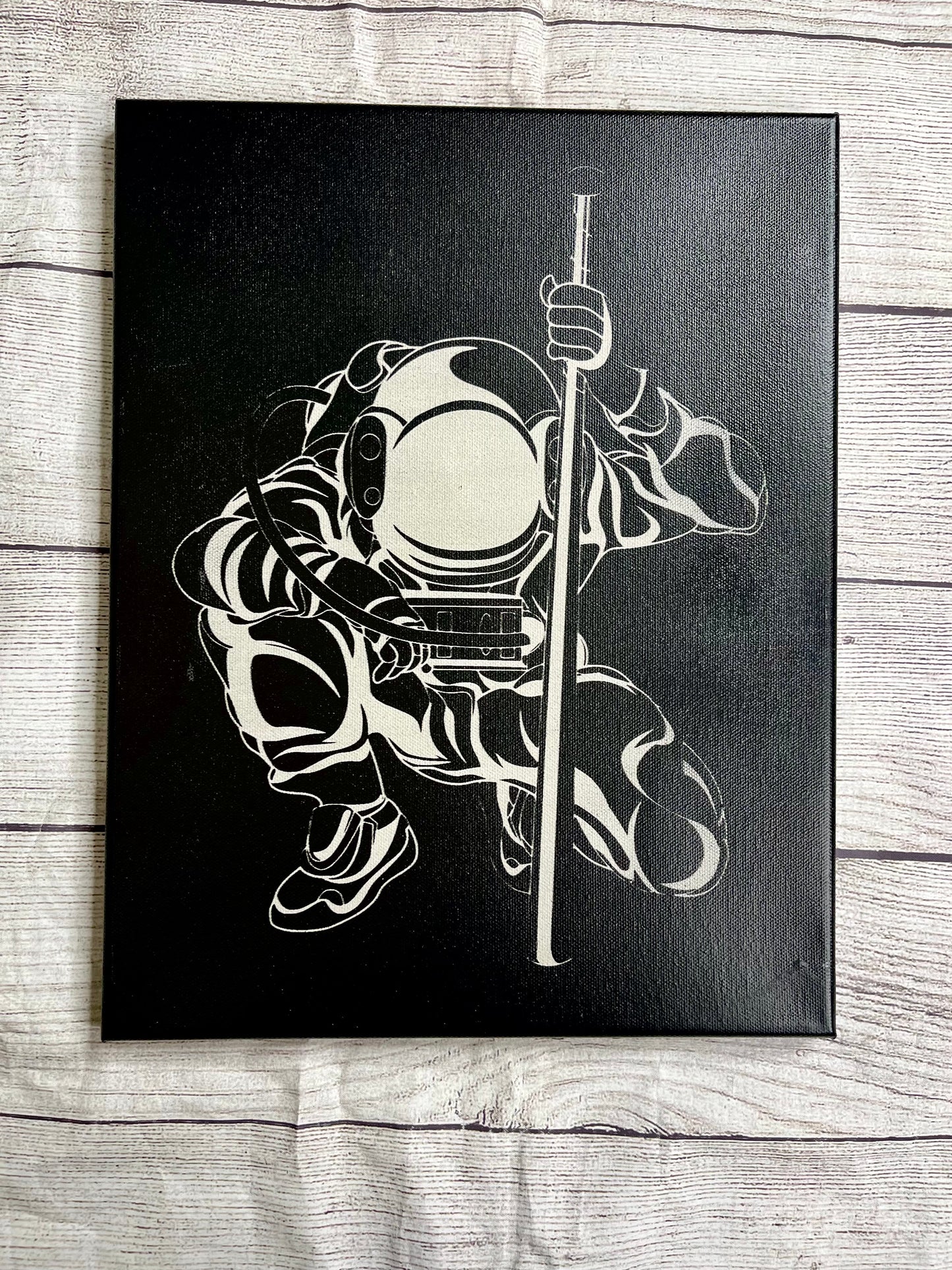 Samurai Astronaut Canvas Wall Art