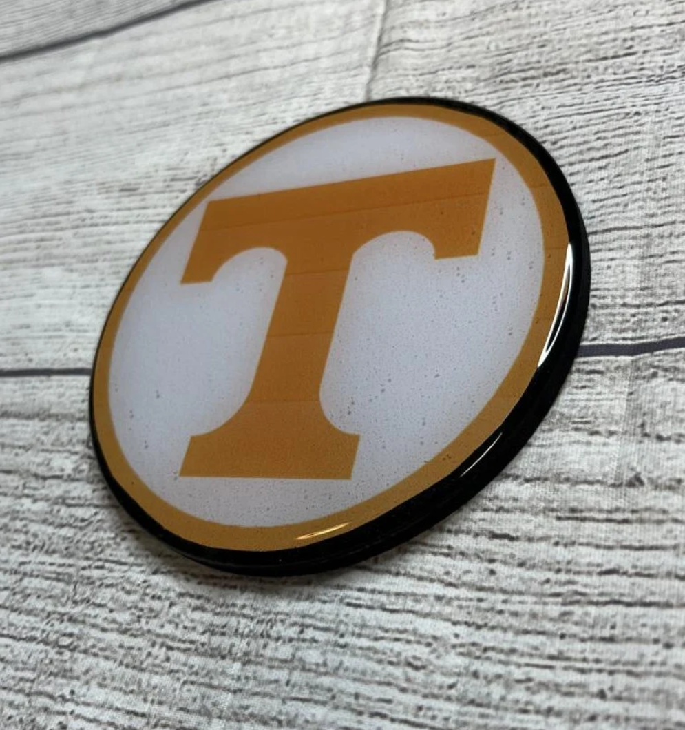 Tennessee College Football Epoxy Resin Wood Coasters