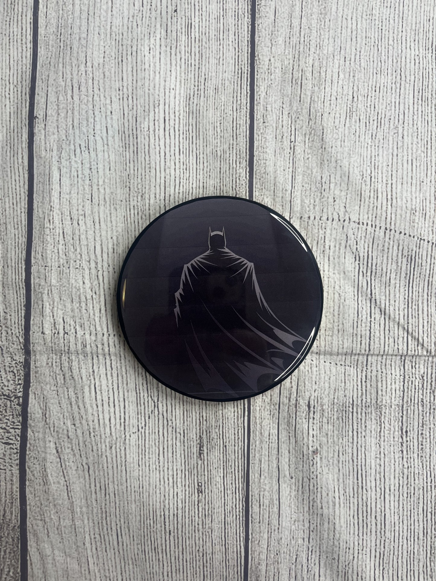 Dark Knight Epoxy Resin Wood Coasters
