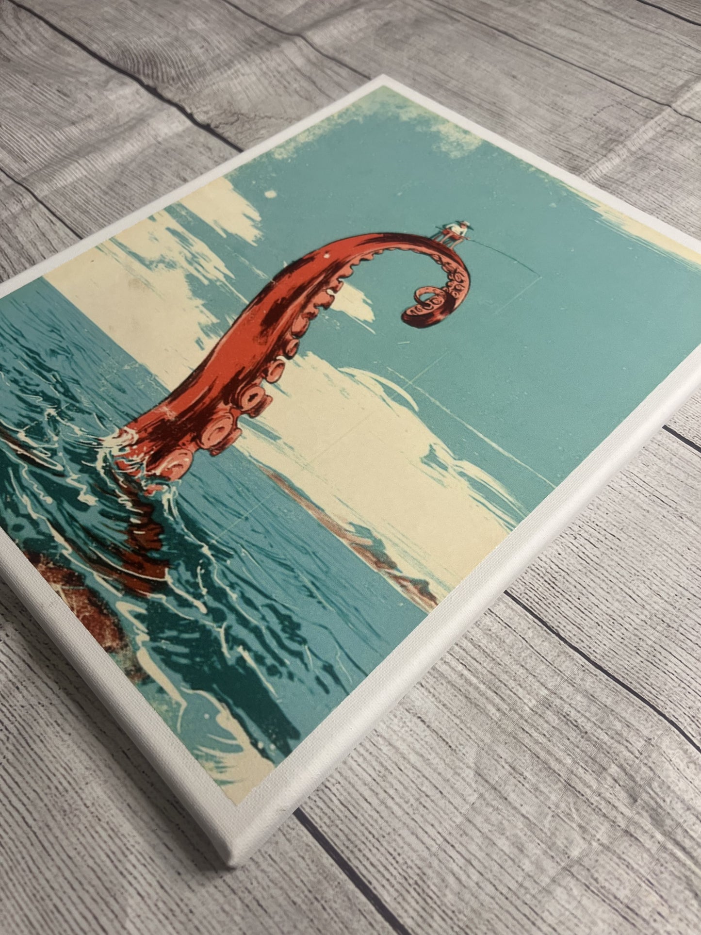 Gone Fishing Canvas Wall Art