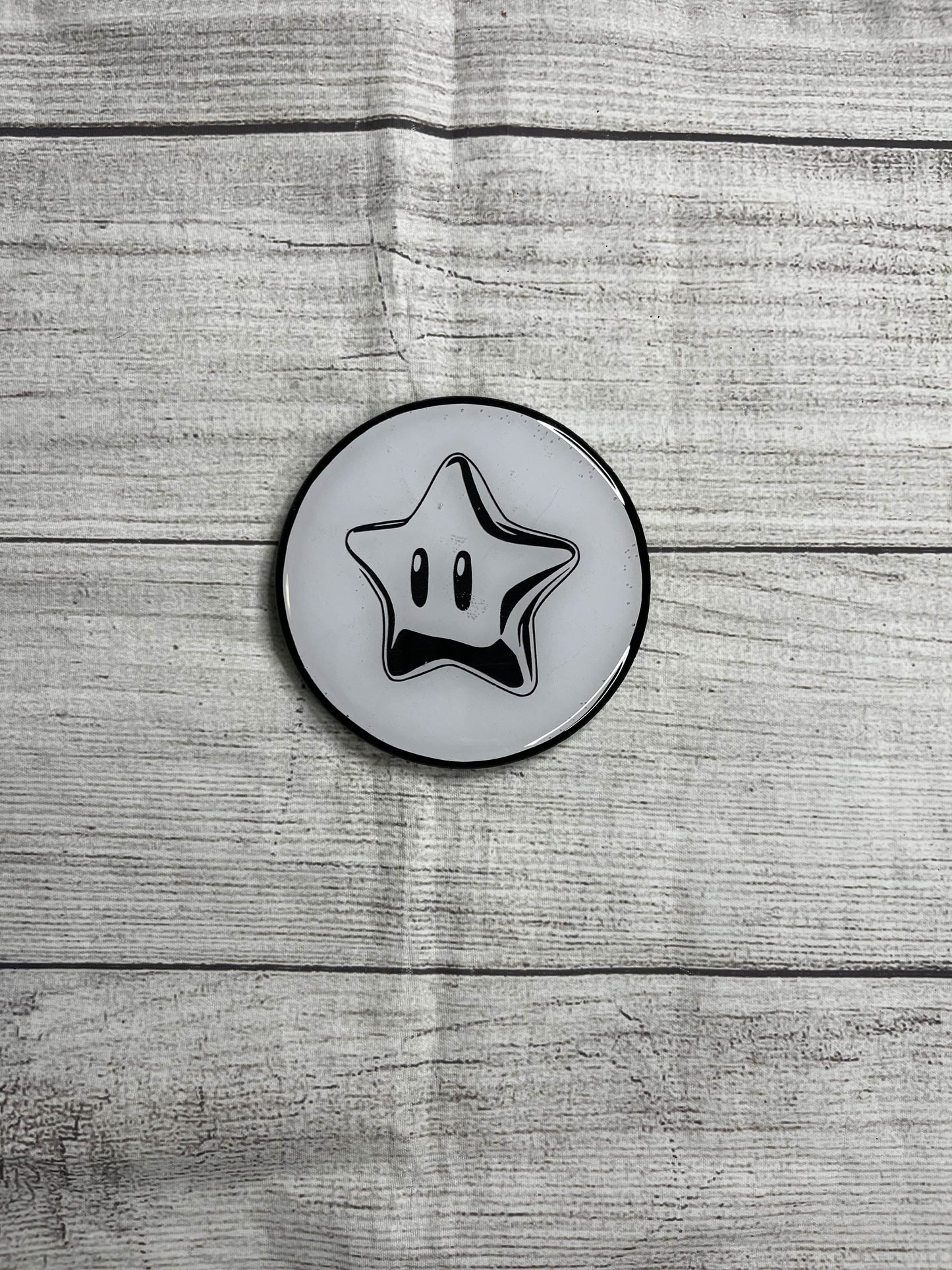 Power Star Epoxy Resin Wood Coasters