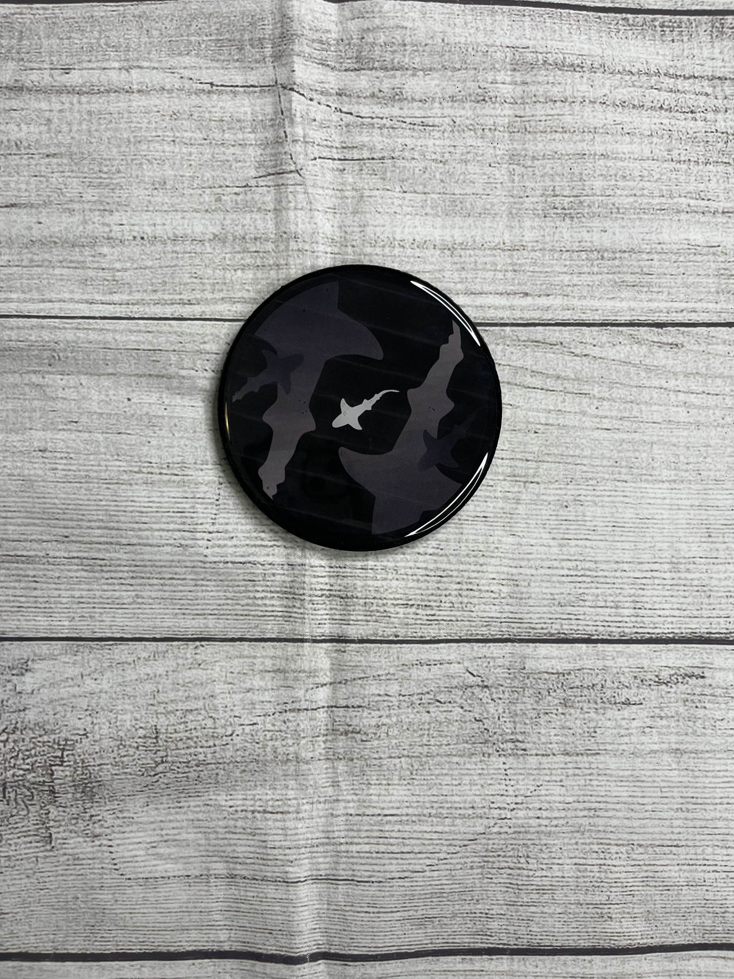 Shark Frenzy Epoxy Resin Wood Coasters