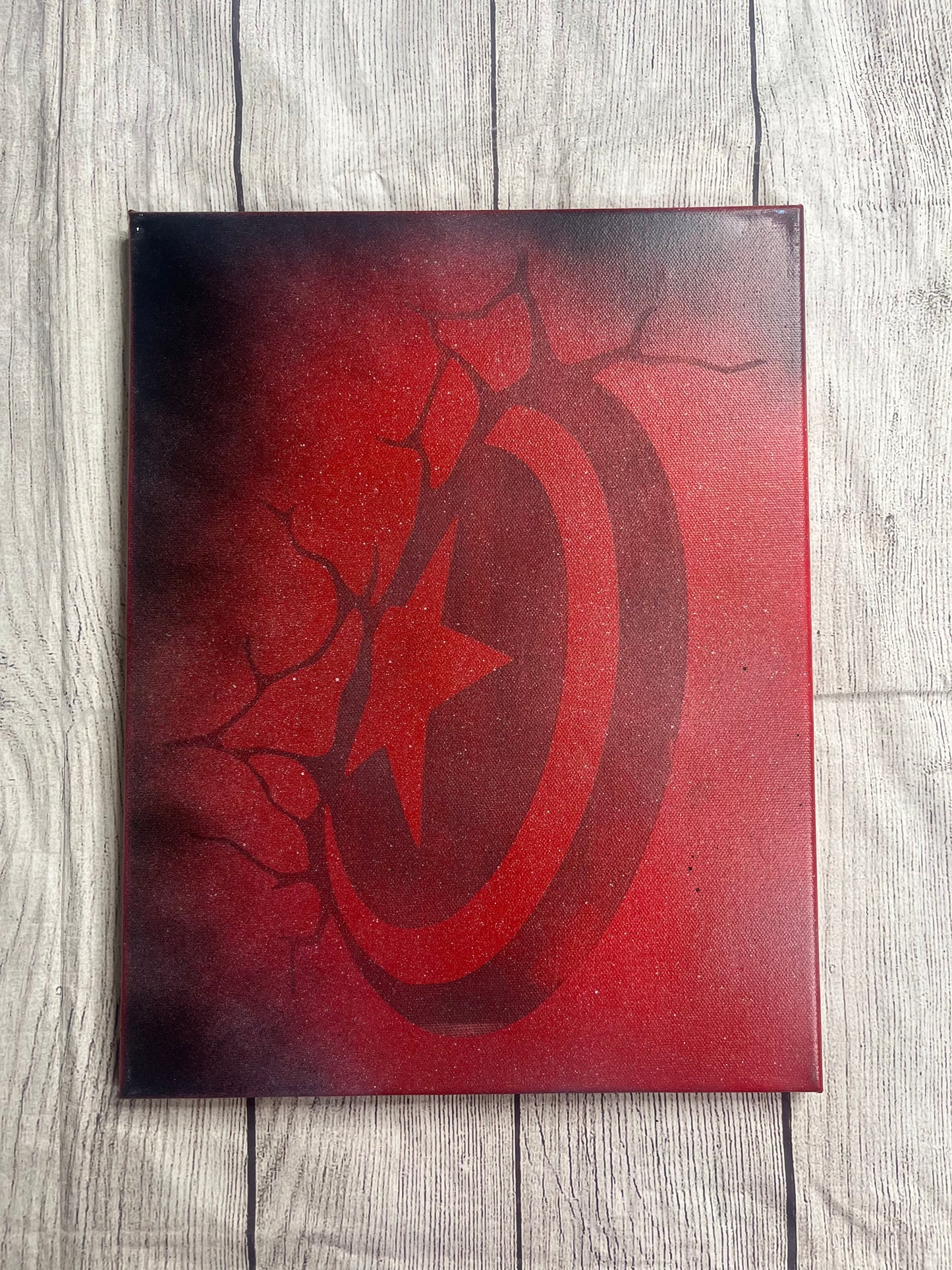Superhero Shield Canvas Wall Art