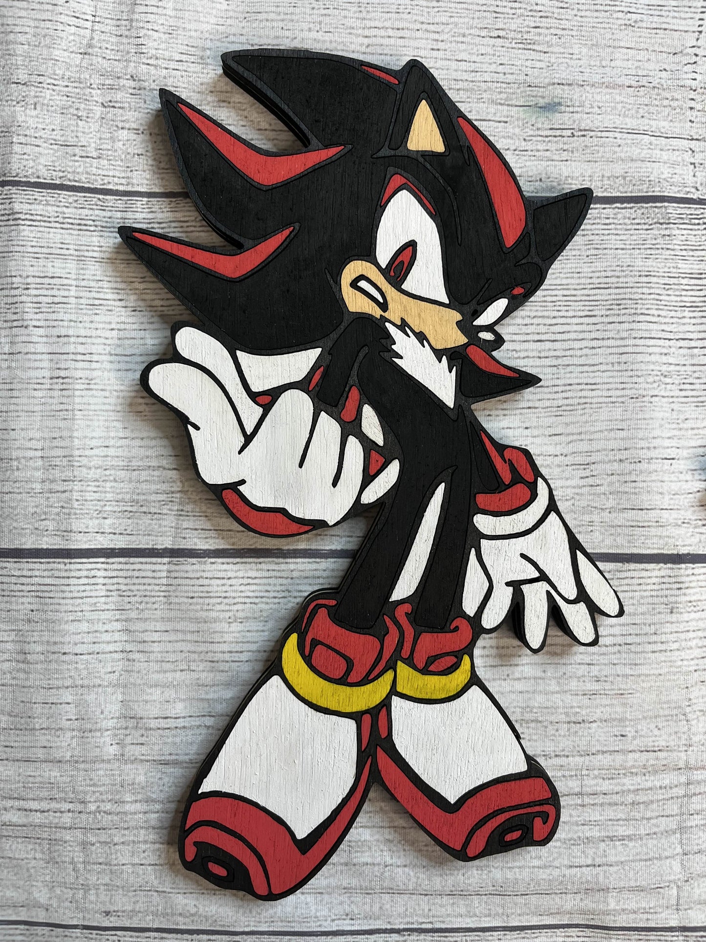 Sonic Characters Wood Wall Art Sign