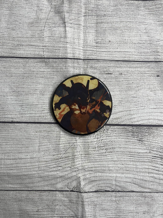 Shiny Charizard Epoxy Resin Wood Coasters