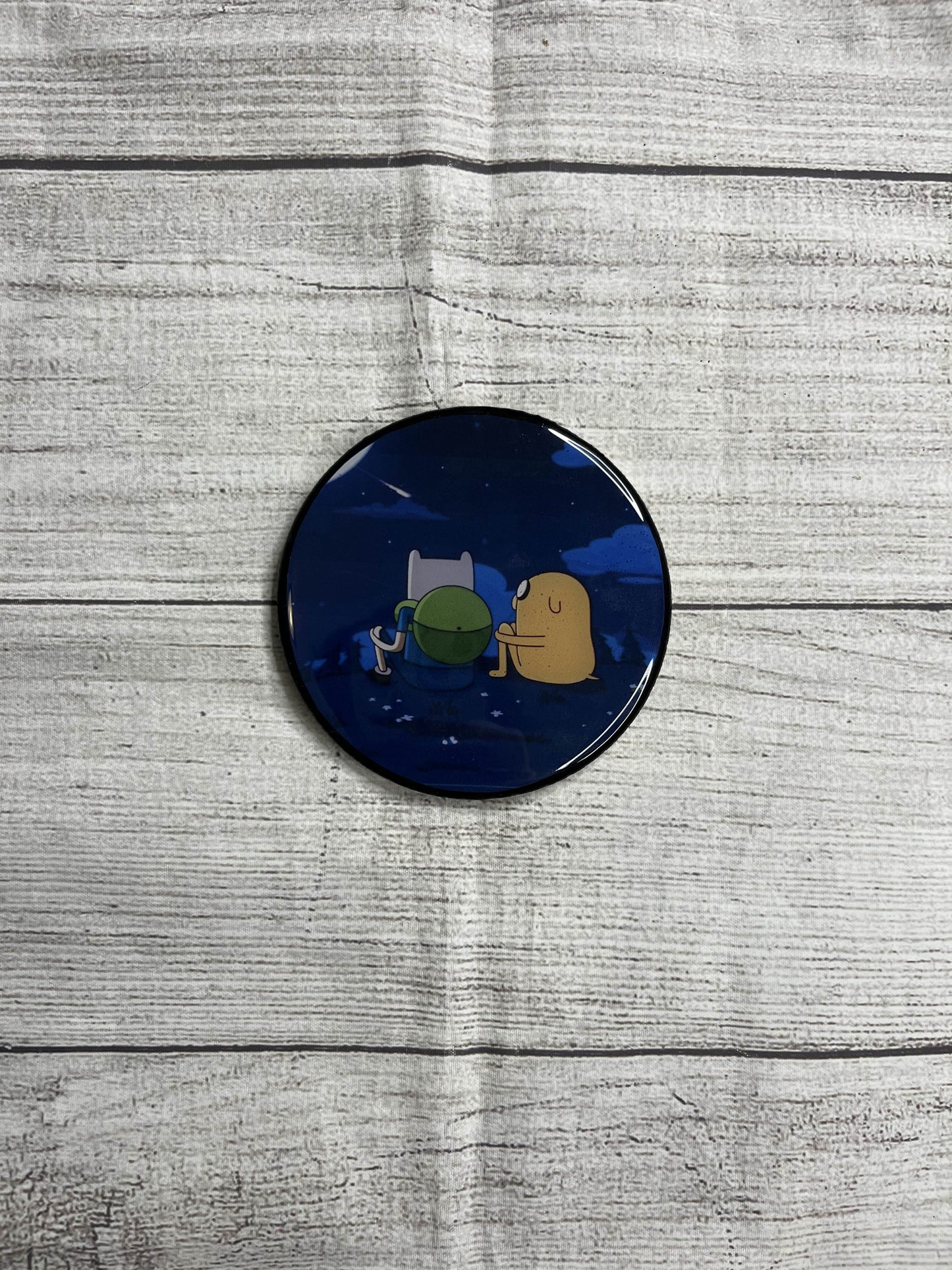Adventure Time Epoxy Resin Wood Coasters