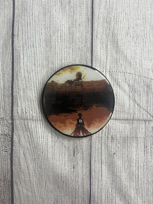 Attack on Titan Epoxy Resin Wood Coasters