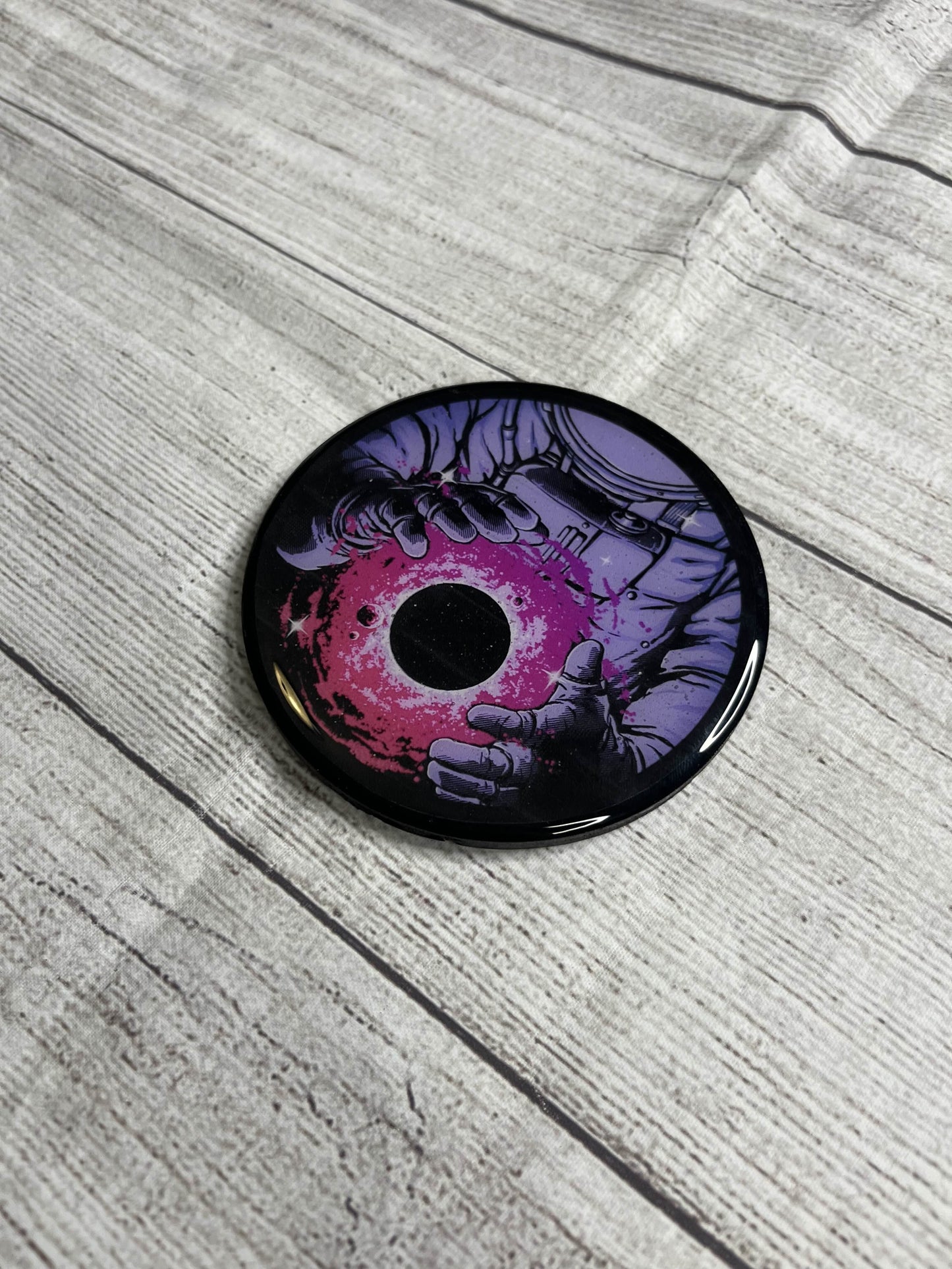 Astronaut Epoxy Resin Wood Coasters
