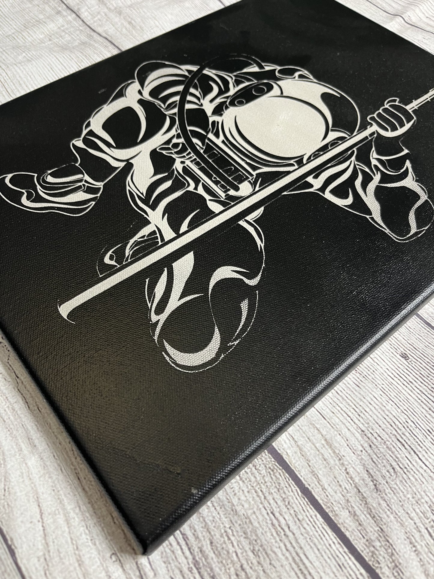 Samurai Astronaut Canvas Wall Art