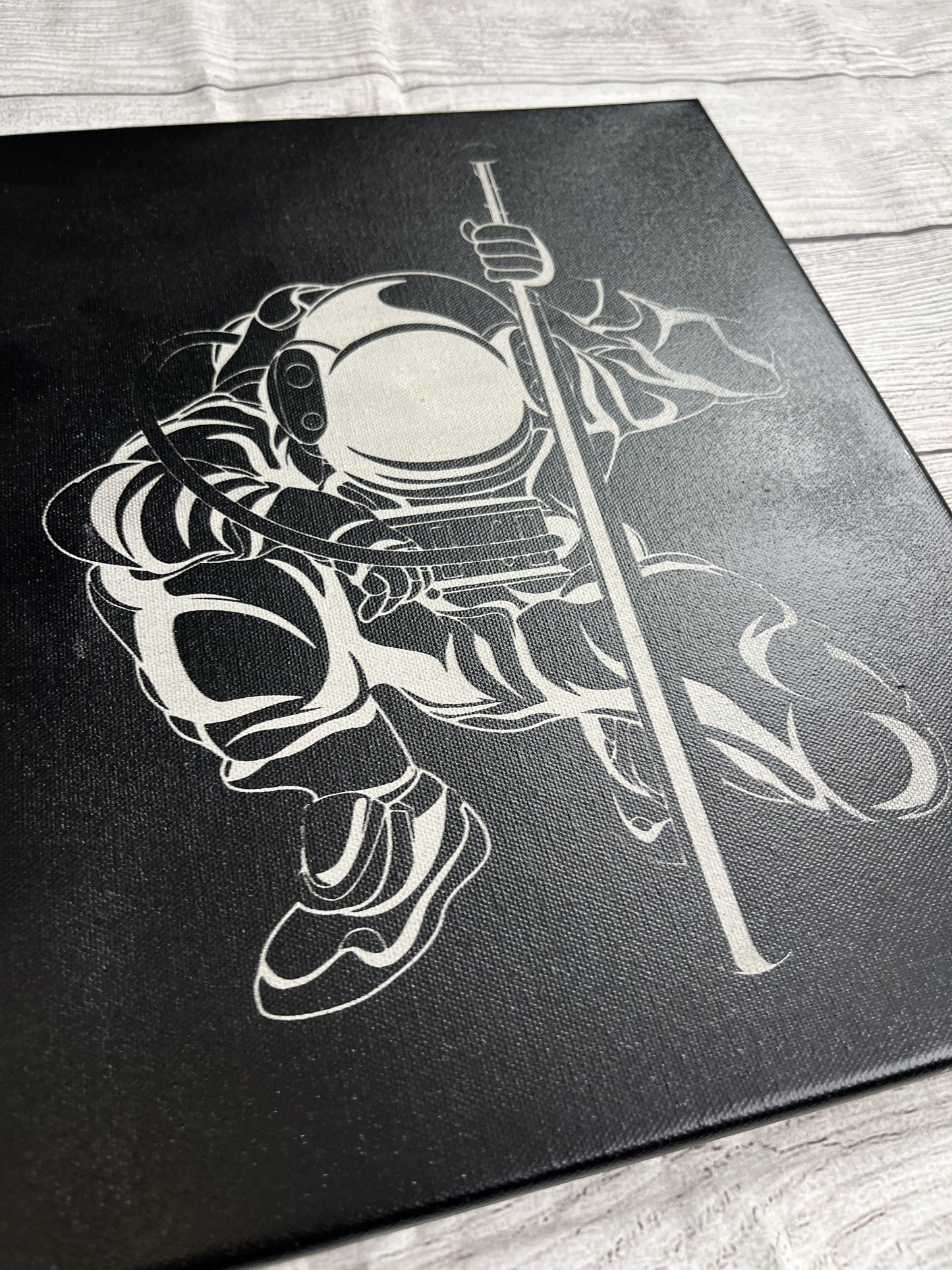 Samurai Astronaut Canvas Wall Art