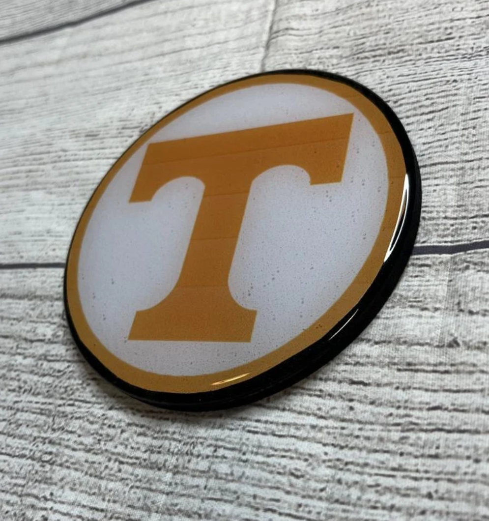 College Football Epoxy Resin Wood Coasters