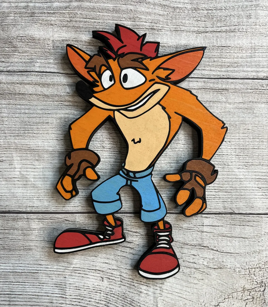 Crash Solid Wood Sign Wall Art