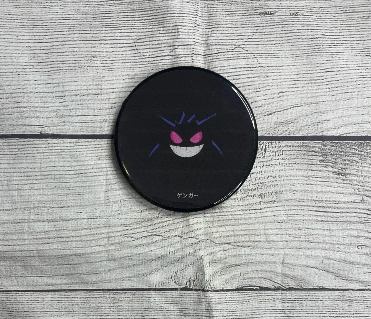 Gengar Epoxy Resin Wood Coasters