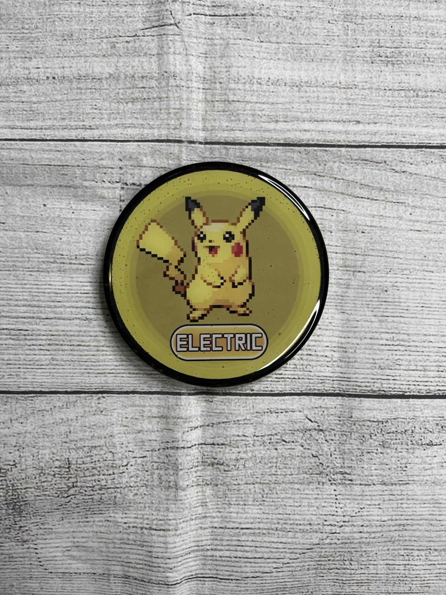 Custom Pokemon Epoxy Resin Wood Coasters