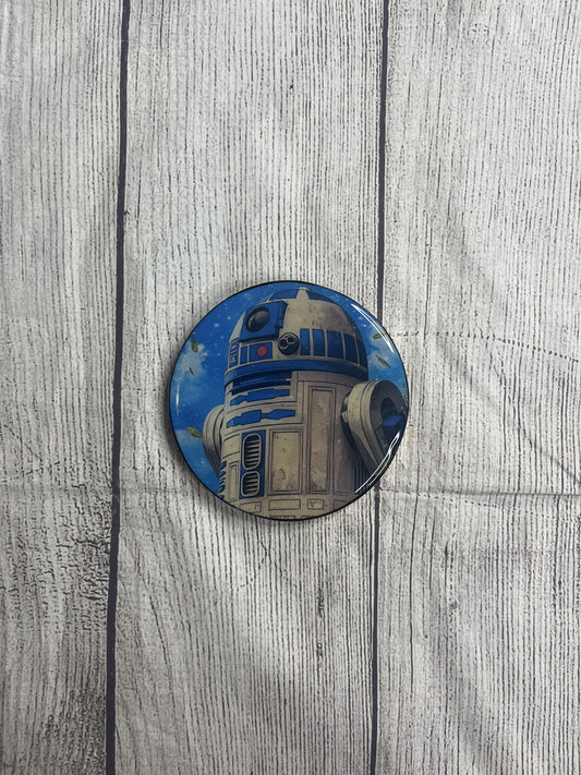 R2-D2 Epoxy Resin Wood Coasters