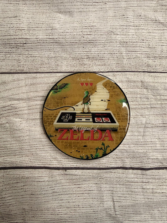 Retro LoZ Epoxy Resin Wood Coasters