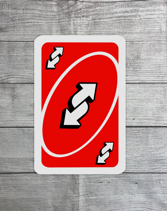 Reverse Card Solid Wood Sign Wall Art