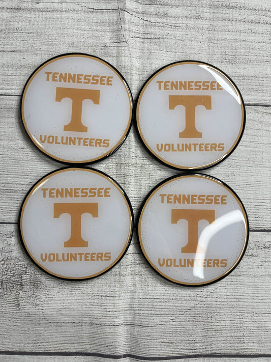 Tennessee College Football Epoxy Resin Wood Coasters