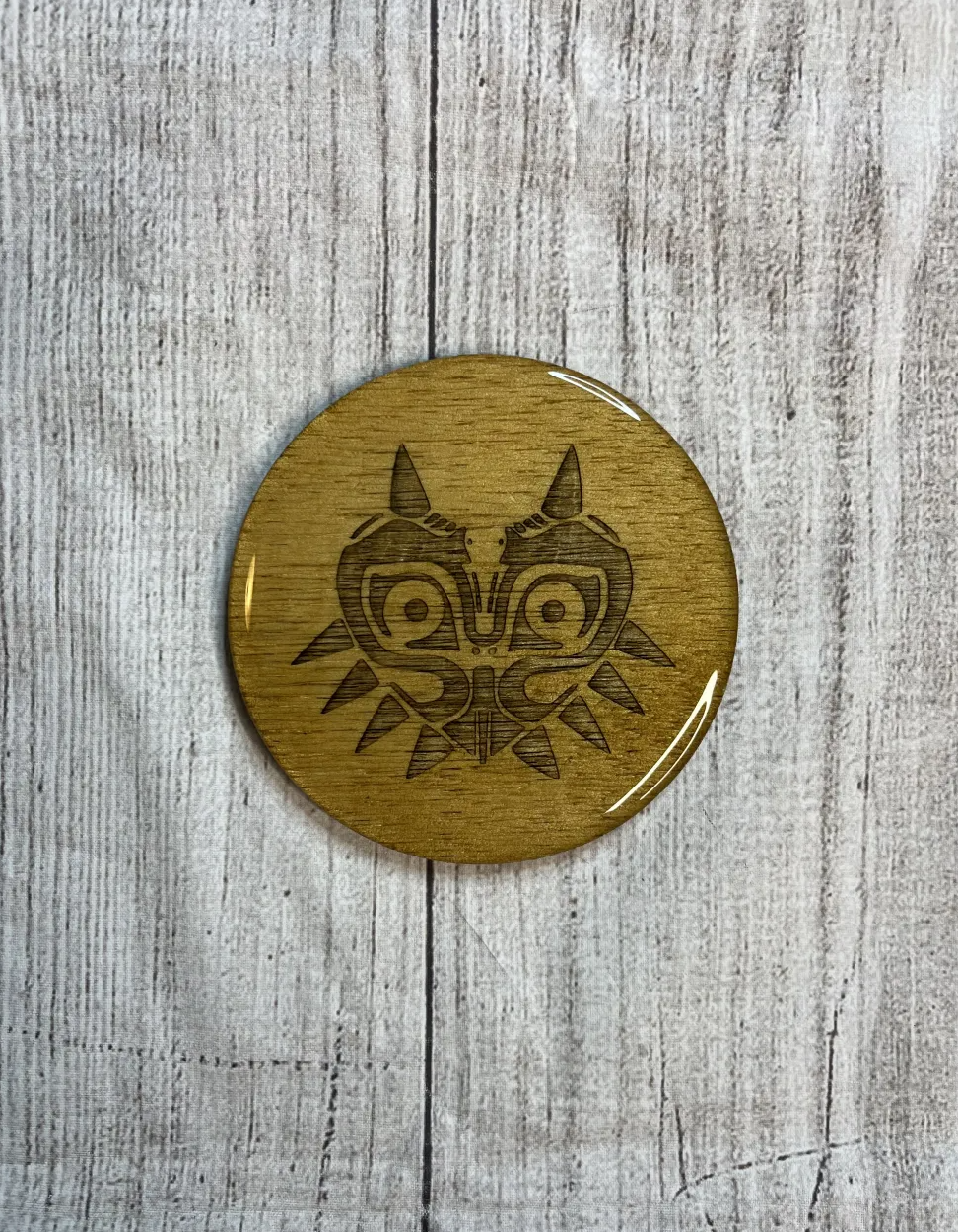 LoZ Epoxy Resin Wood Coasters