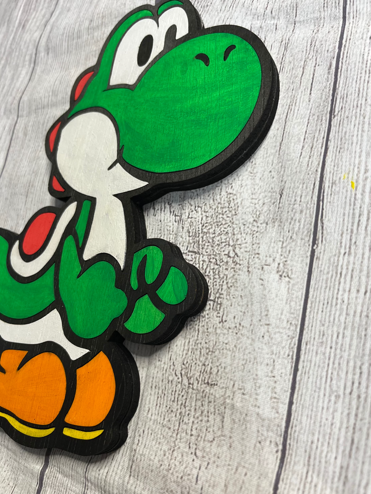 Yoshi Solid Wood Sign Wall Art