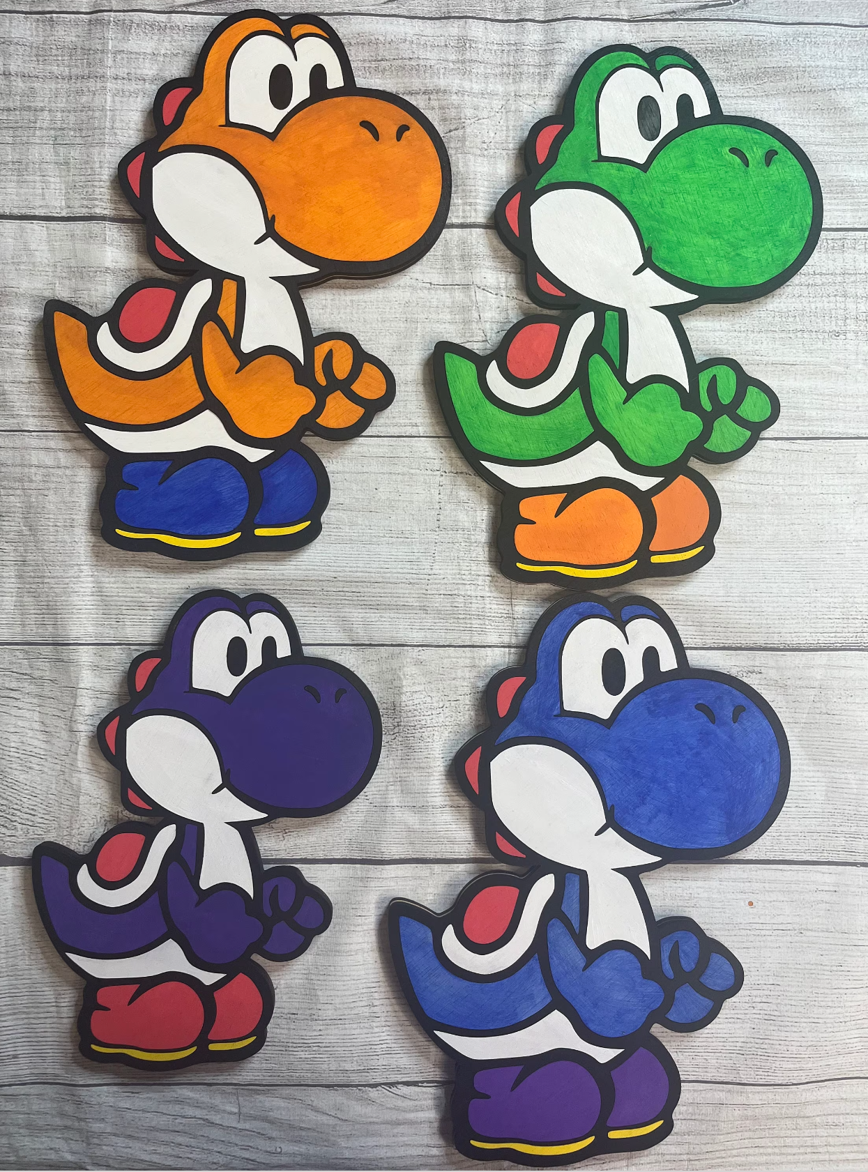 Yoshi Solid Wood Sign Wall Art