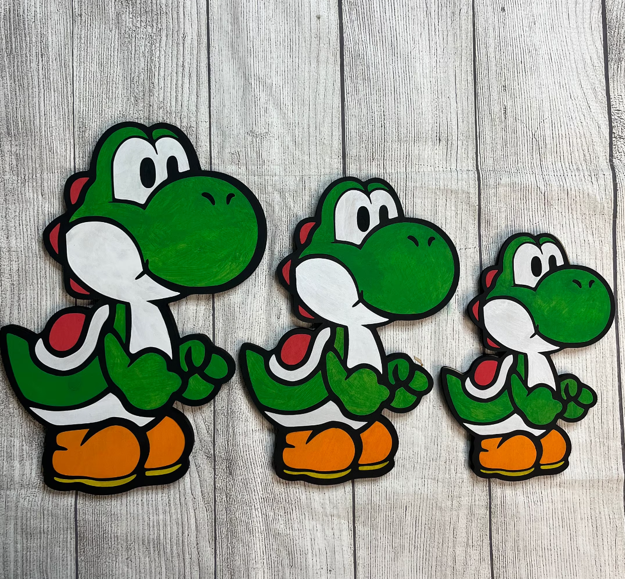 Yoshi Solid Wood Sign Wall Art